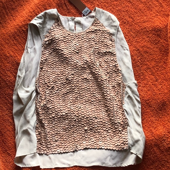 Manning Cartell Calico Scallop Top, NWT - Picture 4 of 8